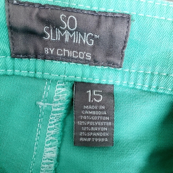 So Slimming by Chico's   Green Skinny jean - Picture 3 of 8